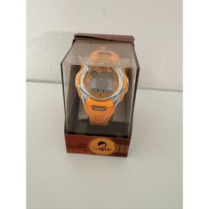 Clique Digital sports watch yellow New in original packaging